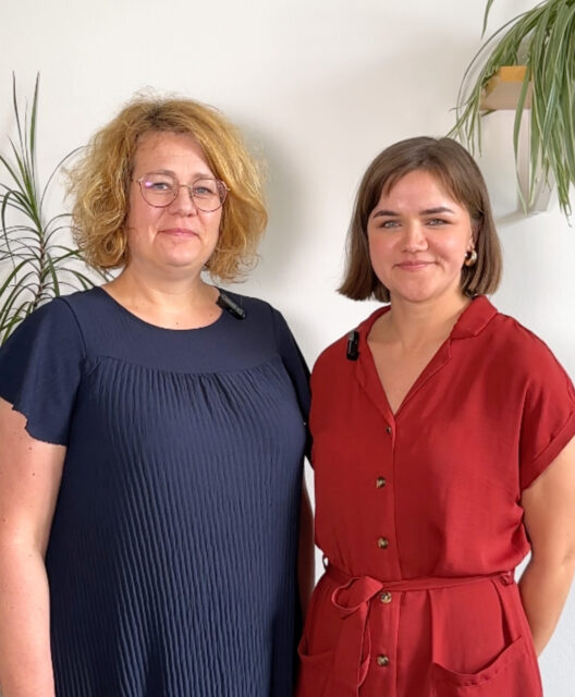 Vedoucí sekcí Jana Šámalová a Jana Kautská